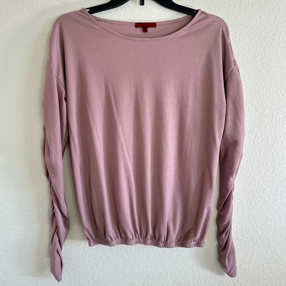 BKE Solid Ribbed Blouse - Picture 2 of 3